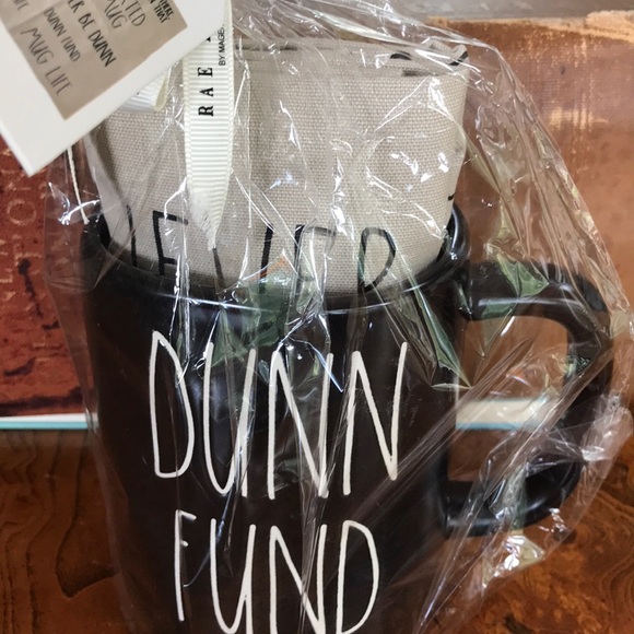 Dunn Fund Black Mug & Tea Towel Set NWT - Picture 3 of 3